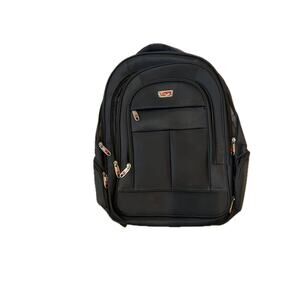King Padded Travel Black Backpack
